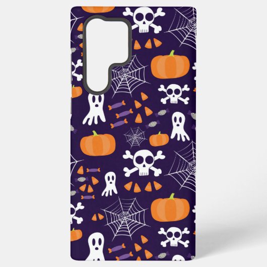 Leuke Halloween-patroon Samsung Galaxy Hoesje (Achterkant)