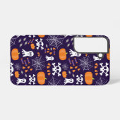 Leuke Halloween-patroon Samsung Galaxy Hoesje (Achterkant horizontaal)