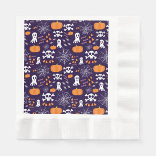 Leuke Halloween-patroon Servet