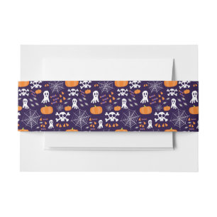 Leuke Halloween-patroon Uitnodigingen Wikkel