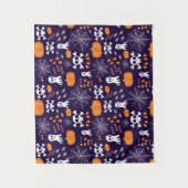 Leuke Halloween-patroon Wandkleed (Voorkant)