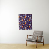 Leuke Halloween-patroon Wandkleed (In situ)