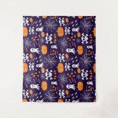 Leuke Halloween-patroon Wandkleed (Voorkant)