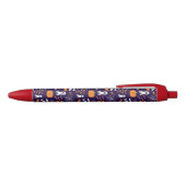 Leuke Halloween-patroon Zwarte Inkt Pen (Bovenkant)