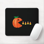 Leuke Halloween Pompoen Eten Candy Corn Muismat (Met muis)