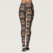 Leuke Halloween Pompoen Kersen Herfst Herfst Leggings (Achterkant)