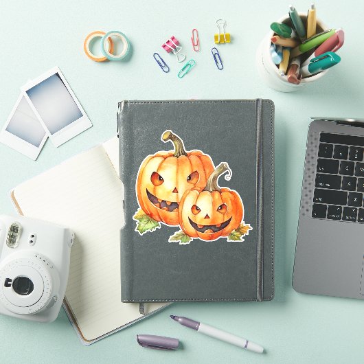 Leuke Halloween pompoen, Sticker (iPad Cover)