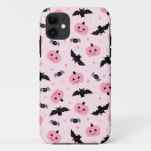 Leuke Halloween pompoenen en vleermuispatroon Case-Mate iPhone Case (Achterkant)