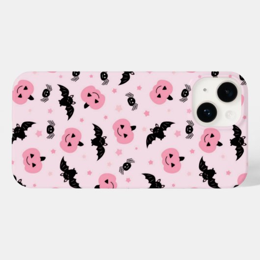 Leuke Halloween pompoenen en vleermuispatroon Case-Mate iPhone Case (Achterkant (horizontaal))