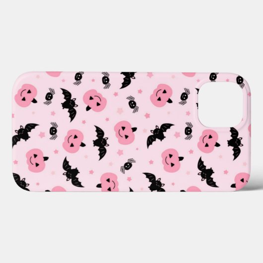 Leuke Halloween pompoenen en vleermuispatroon Case-Mate iPhone Case (Achterkant (horizontaal))