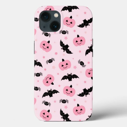 Leuke Halloween pompoenen en vleermuispatroon Case-Mate iPhone Case (Achterkant)