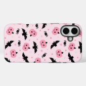 Leuke Halloween pompoenen en vleermuispatroon Case-Mate iPhone Case (Achterkant (horizontaal))