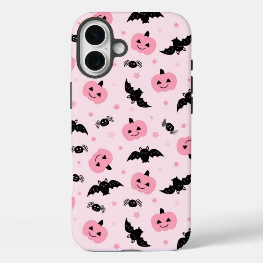 Leuke Halloween pompoenen en vleermuispatroon Case-Mate iPhone Case (Achterkant)