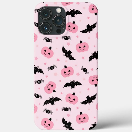 Leuke Halloween pompoenen en vleermuispatroon Case-Mate iPhone Case (Achterkant)