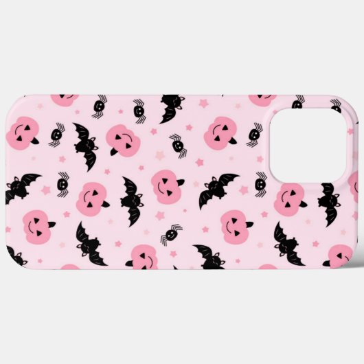 Leuke Halloween pompoenen en vleermuispatroon Case-Mate iPhone Case (Achterkant (horizontaal))