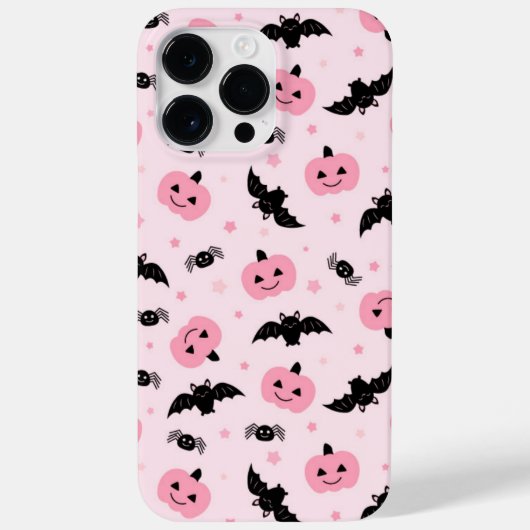 Leuke Halloween pompoenen en vleermuispatroon Case-Mate iPhone Case (Achterkant)