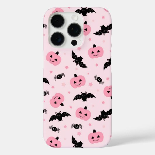 Leuke Halloween pompoenen en vleermuispatroon Case-Mate iPhone Case (Achterkant)