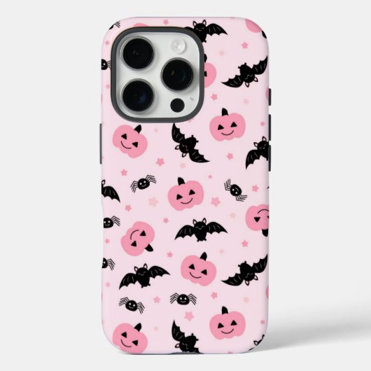 Leuke Halloween pompoenen en vleermuispatroon Case-Mate iPhone Case (Achterkant)