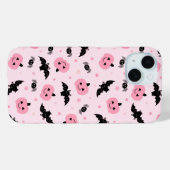 Leuke Halloween pompoenen en vleermuispatroon Case-Mate iPhone Case (Achterkant (horizontaal))