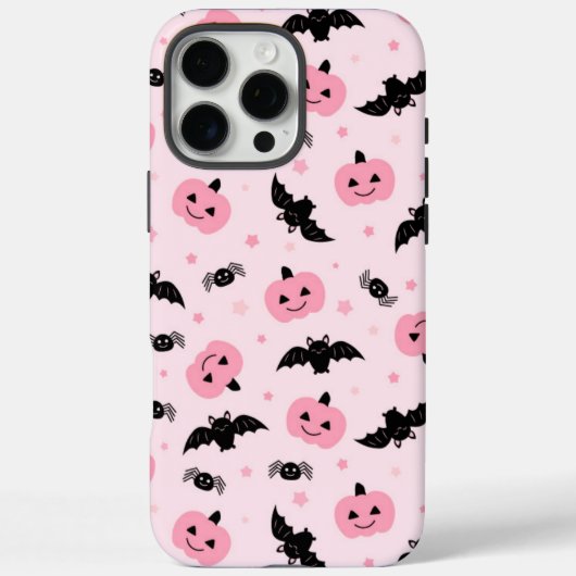 Leuke Halloween pompoenen en vleermuispatroon Case-Mate iPhone Case (Achterkant)