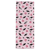 Leuke Halloween pompoenen en vleermuispatroon Wijn Cadeautas (Voorkant)