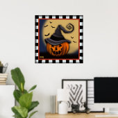Leuke Halloween Pumpkin Bats Classroom Inspirivity Poster (Thuiskantoor)
