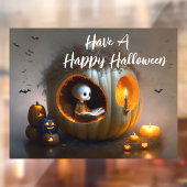 Leuke Halloween Pumpkins en Ghost Raamsticker (Vel 2)