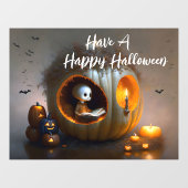 Leuke Halloween Pumpkins en Ghost Raamsticker (Vel)