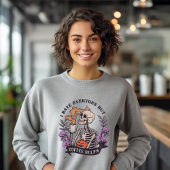 Leuke Halloween Skelet Koffie Trui