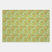 Leuke Halloween Snoep en schedels Inpakpapier Vel (Voorkant)