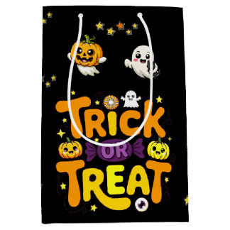 Leuke Halloween snoepzak voor kinderen Medium Cadeauzakje