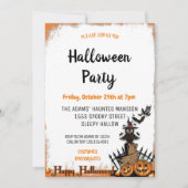 Leuke Halloween Spooktacular Party Uitnodiging (Voorkant)