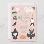 Leuke Halloween Spooktacular Party Uitnodiging (Voorkant)