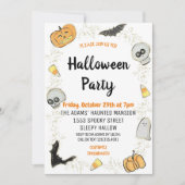 Leuke Halloween Spooktacular Party Uitnodiging (Voorkant)