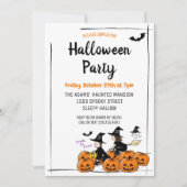 Leuke Halloween Spooktacular Party Uitnodiging (Voorkant)