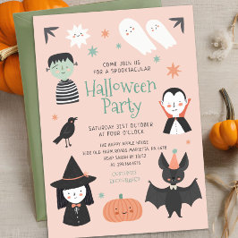 Leuke Halloween Spooktacular Party Uitnodiging