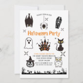 Leuke Halloween Spooktacular Party Uitnodiging (Voorkant)