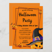 Leuke Halloween Spooktacular Party Uitnodiging (Voorkant / Achterkant)