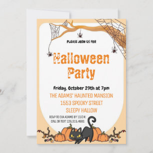 Leuke Halloween Spooktacular Party Uitnodiging