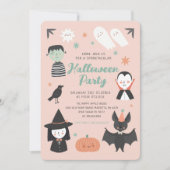 Leuke Halloween Spooktacular Party Uitnodiging (Voorkant)