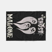 Leuke Halloween Spooky Seizoen Herfst Seizoen Scha Fleece Deken (Voorkant (Horizontaal))