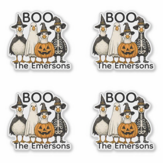 Leuke Halloween Spooky Sticker (Voorkant)