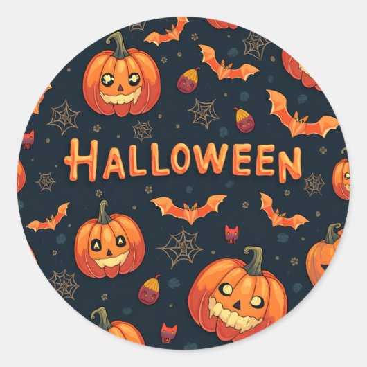 Leuke Halloween Sticker (Voorkant)