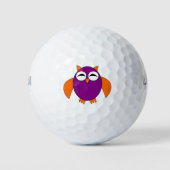 Leuke Halloween Uil Golf Ball Golfballen (Voorkant)