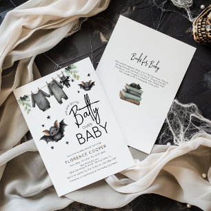 Leuke Halloween Vleermuis Baby Shower Baby Borre Kaart