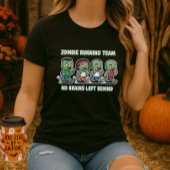 Leuke Halloween Zombie Hardloop Team Voor Hersenen T-shirt