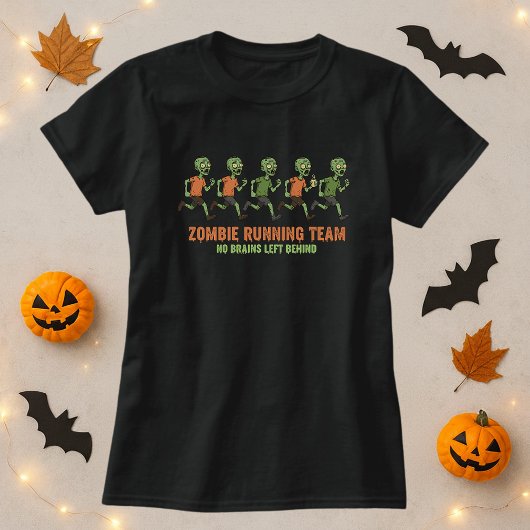 Leuke Halloween Zombie Running T-shirt; Geen Herse T-shirt