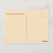 Leuke hamburger voeg tekst en voedsel liefhebbers briefkaart (Achterkant)