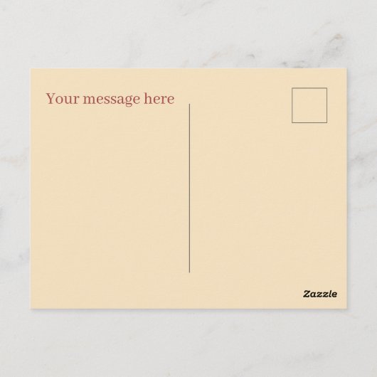 Leuke hamburger voeg tekst en voedsel liefhebbers briefkaart (Achterkant)