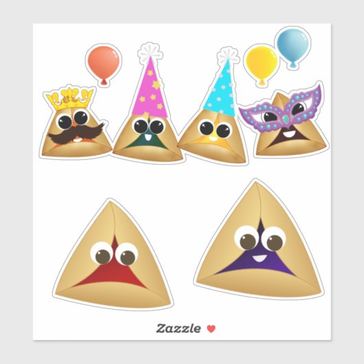 Leuke Hamentashen Party Sticker (Vel)